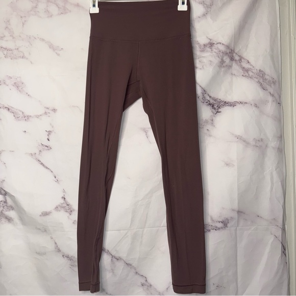 Lululemon Black Satin Align Leggings - Picture 1 of 3